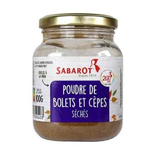 Sabarot Poudre de bolets et cèpes séchés pot de 100g
