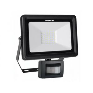 Daewoo Projecteur led 30 w avec d&eacute;tecteur de mouvement