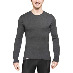 Woolpower 200 T-shirt manches longues à col ras-du-cou, grey XXL Maillots de corps