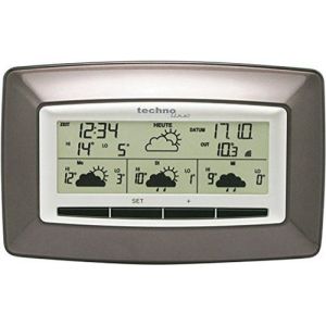 Technoline wd 4005 m&eacute;t&eacute;o direct station m&eacute;t&eacute;orologique brun gris m&eacute;tallis&eacute;