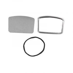 Vitre de compteur Mobylette M 50 88 Kit vitre et entourage chrom&eacute; Neuf