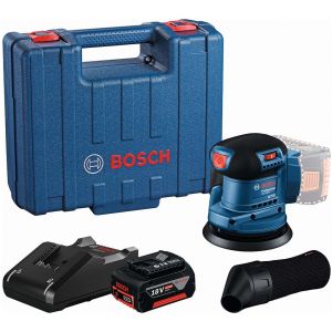Bosch GEX 185-Li Ponceuse excentrique sans fil, 1× GBA 18V 4.0Ah, coffret 06013A5021