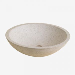 Évier en Ciment et Terrazzo Zavion SKLUM Blanc 11,5 cm