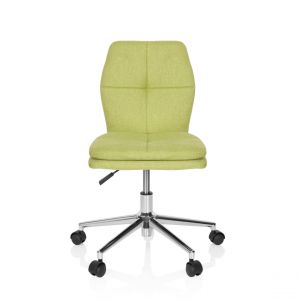 Image de hjh OFFICE Chaise de bureau / chaise d'enfant pour enfants JOY I tissu vert clair