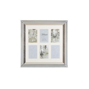 Beliani Cadre p&ecirc;le-m&ecirc;le 6 photos effet miroir MAKENI