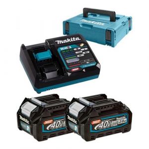 Makita 191V07-0 Set Li-ion XGT 40V 2xBL4020+1xDC40RA+Makpac
