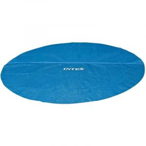 Intex Couverture solaire de piscine bleu 348 cm polyéthylène