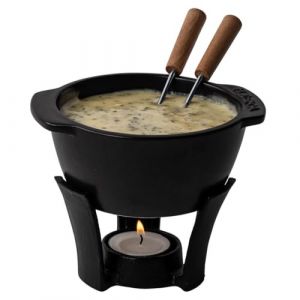 Boska Set à Fondue Party Mini/Pour Fondue au Fromage et Sauce / 300 ml/Caquelon à Fondue Lavable au Lave-vaisselle