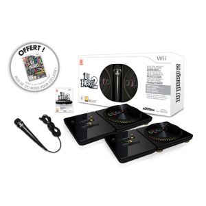 Image de DJ Hero 2 - Edition collector : jeu + 2 platines + 1 micro (+ jeu DJ Hero inclus) [Wii]