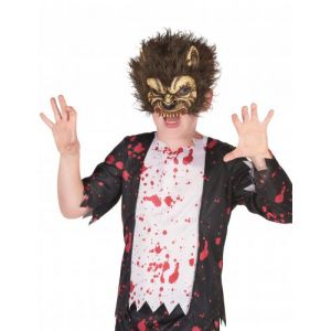 Image de Masque en latex loup garou enfant TU