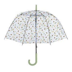 Esschert design Parapluie transparent Imprimé abeilles