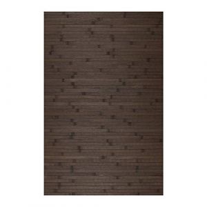 Storesdeco - Tapis antidérapant en Bambou naturel, Marron foncé, 80 x 150cm