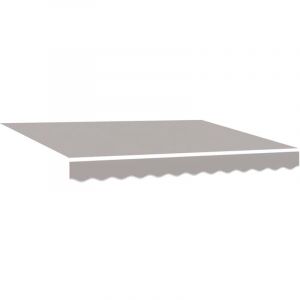 VidaXL Toile de rechange pour store banne Gris clair 300 x 250 cm