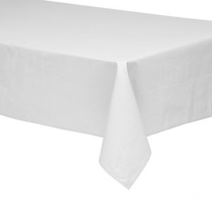 Nappe, coton, 250x150 cm, blanc