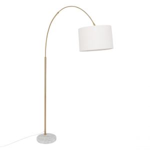Lampadaire arche Tilio doré