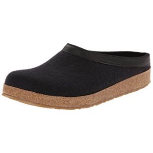 Haflinger Torben Grizzly, Chaussons Mules Homme, Noir (Schwarz 03), 44 EU