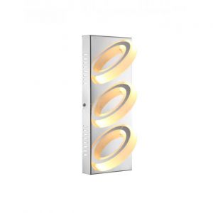 Globo Applique murale Mangue LED Chrome, 3 lumières - Design - Intérieur - Mangue - Délai de livraison moyen: 6 à 10 jours ouvrés. Port gratuit France métropolitaine et Belgique dès 100 €.