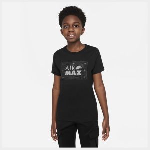 Nike T-shirt Air Max - Noir Enfant, pointure S: 128-137 cm - Noir - Taille S: 128-137 cm