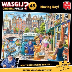 Jumbo Puzzle 1000 pièces : Wasgij Original 45 - La journée du déménagement !
