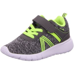 Lico Garçon Unisex Kinder Cakes VS Chaussure de premire Randonne, Gris/Noir/Citron, 21 EU