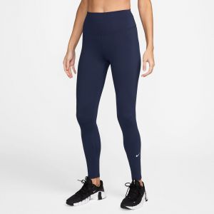 Nike Collant long one bleu femme