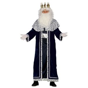 Fiesta guirca Déguisement Roi Mage blanc Melchior Adulte