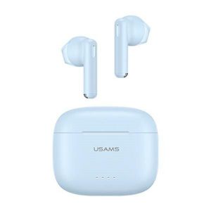 Usams S?uchawki Bluetooth 5.3 TWS US Series Dual mic bezprzewodowe niebieskie/blue BHUUS03, ?couteurs, Bleu