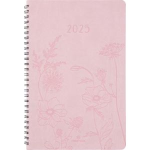 Oberthur Agenda Semainier 2025 - Primrose - Rose