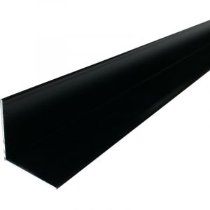 Corni&egrave;re en aluminium 15mm x15mm x1.3mm, lg 1000mm (Laqu&eacute; noir mat) HOMEWELL