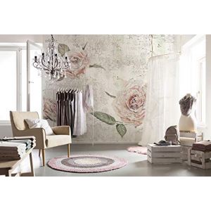 Komar Papier peint panoramique intissée de Tantinet - Taille: 400 x 260 cm - blanc, vert