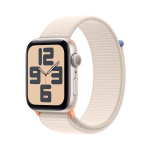 Apple Montre intelligente Watch SE Blanc Beige 44 mm
