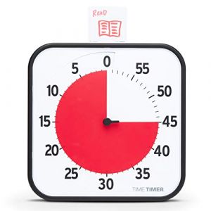 Time Timer Original Large, 30x30x4cm - Minuterie Visuelle de 60 Minutes Magnétique - Compte à rebours de la Salle de Classe ou de la réunion pour Enfants et Adultes