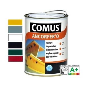Comus ANCORFER'O - Laque antirouille - Phase aqueuse Jaune sécurité 3.00 Litre(s)