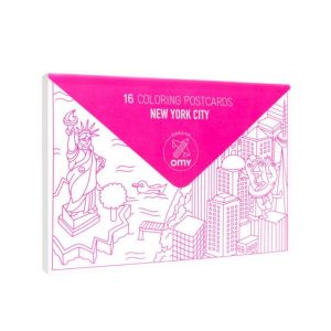 Omy Cartes postales &agrave; colorier - New-York City - 16 pcs