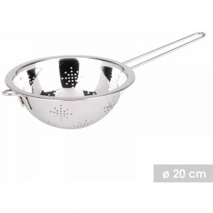 Urban living Passoire en inox avec manche Silver - Diam. 20 cm - Argent