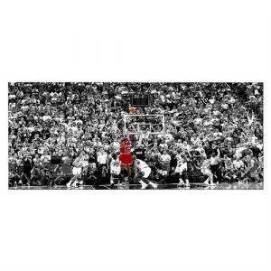 Homemania HOMEMANIA Tableau Basket ball Sport pour Salon, Chambre Multicouleur en Polyester, Bois, 70 x 3 x 100 cm