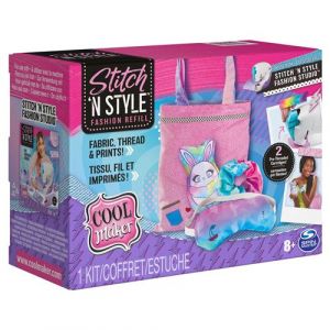 Image de Spin Master COOL MAKER - RECHARGES STITCH’N STYLE FASHION STUDIO - Recharges Machine À Coudre - Tendance Fun Facile - Accessoires & Transferts Textiles - Jouet Enfant 8 Ans et + - Loisirs Créatifs, Bricolage