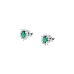 Morellato Boucles d'oreilles pour femme en Argent 925/1000 Recyclé serti de zircon - 0.002 g - SAIW153