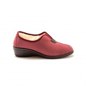 Pantoufles fourrées laine majoritaire femme Pédiconfort