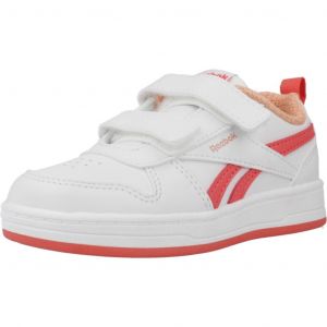 Reebok Garçon Fille Royal Prime 2.0 Two Strap Basket, Ftwrwhite Sunsetcoral Sunkissedorange, 25 EU