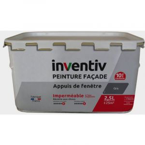 Ateliers 28 Peinture Façade Appuis de Fenêtre Gris 2,5L - INVENTIV