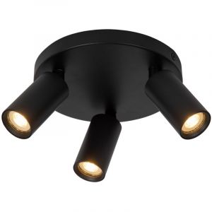 Lucide RITMO - Spot plafond - &Oslash; 18 cm - 3xGU10 (MR11) - Noir