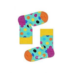 Happy socks Kid's Big Dot Sock - Chaussettes multifonctions taille 2-3 Years, bleu