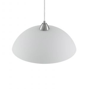 Image de Elc Beeka suspension, abat-jour en verre blanc