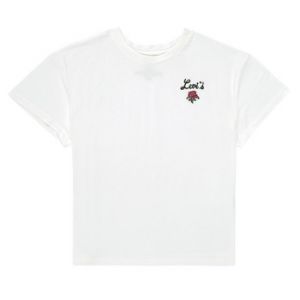 Levi's T-shirt enfant LVG OVERSIZED ROSE TEE Blanc - Taille 16 ans