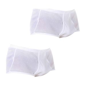 Abanderado Clã¡Sico Algodã³n Combinaison, Blanc (Blanco 001), XX-Large (Taille Fabricant: 60) (Lot de 2) Homme