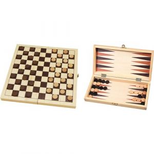 Jeu de dames et de backgammon 29 x 14,5 -