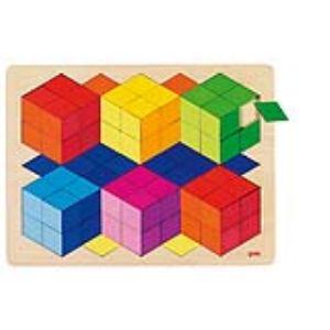 Goki 57664 - Puzzle effet 3D 86 éléments