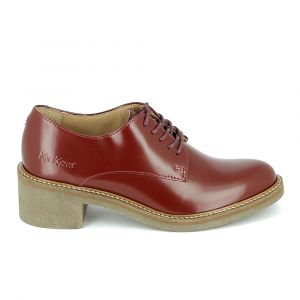 Kickers OXYBY Derbies & Richelieu Femmes Rouge - 39 - Derbies