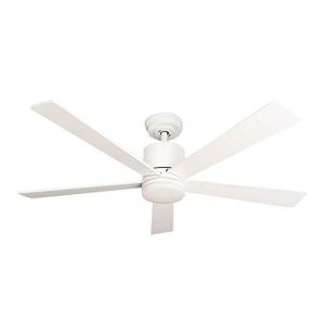 Image de Pepéo Ventilateur de plafond Tibu Blanc 132 cm avec LED